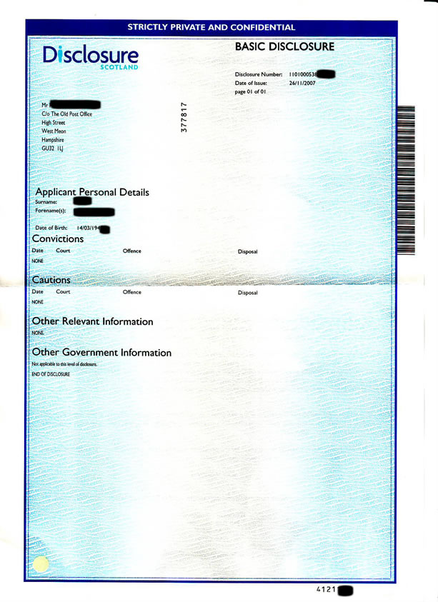 Criminal Record Checks European Background